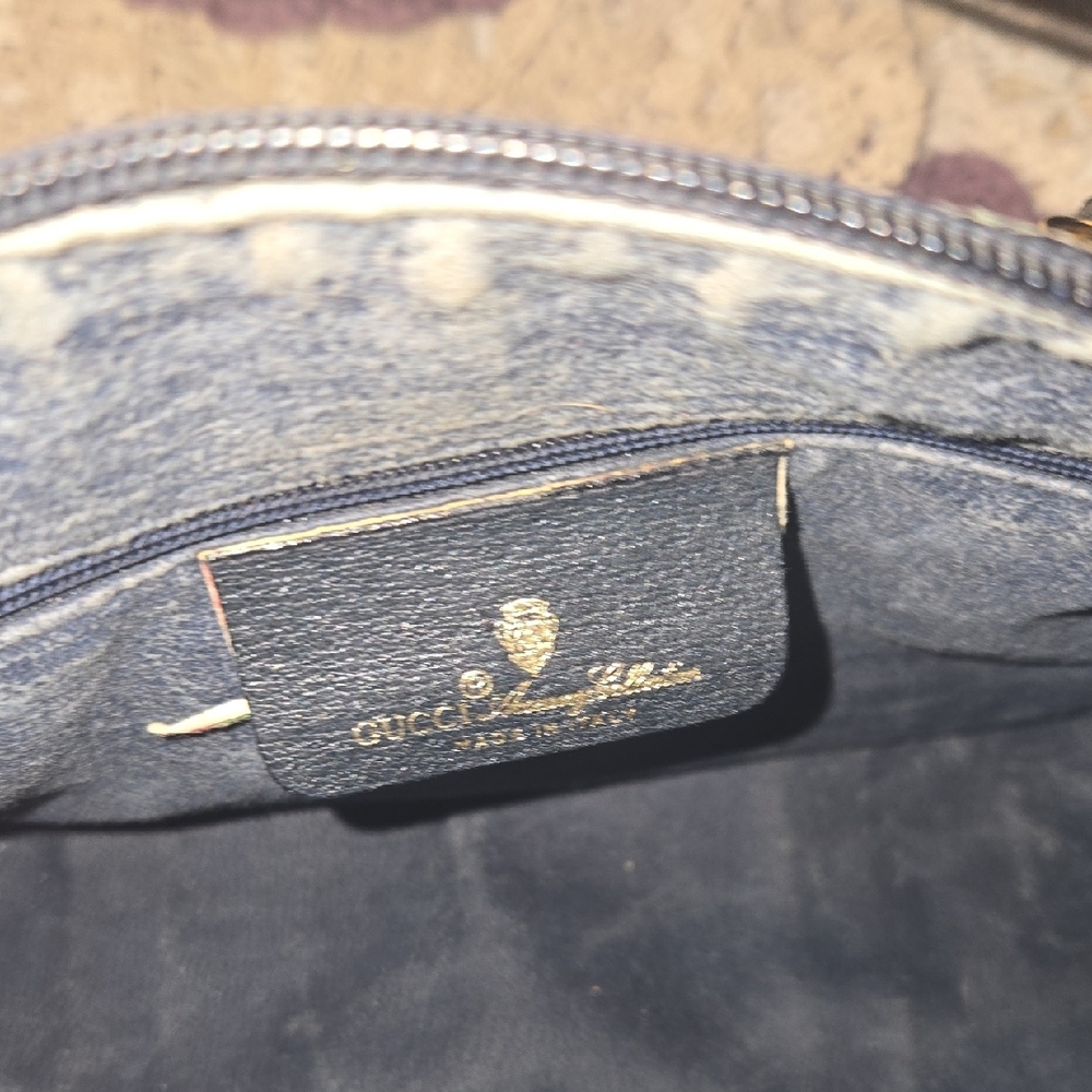 Gucci Blue  Bag with Luxurious Fabric